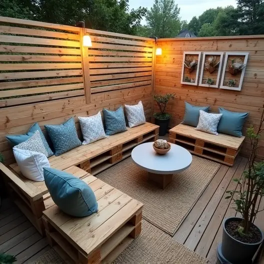 Transform Your Outdoor Decor with Pallet Wood