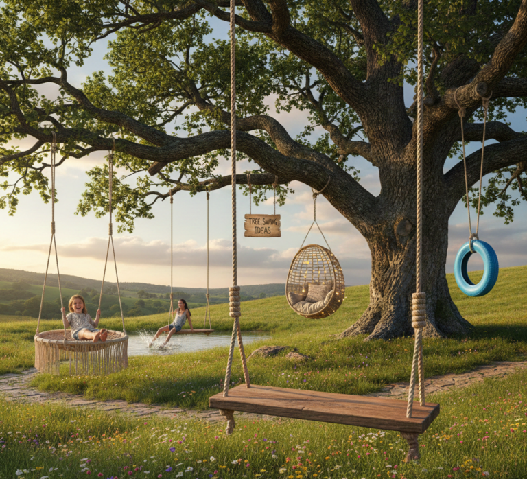 20 Creative Tree Swing Ideas For Your Yard