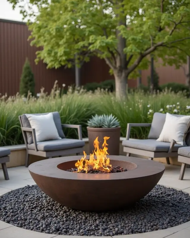 Transform Your Backyard with Modern Fire Pits