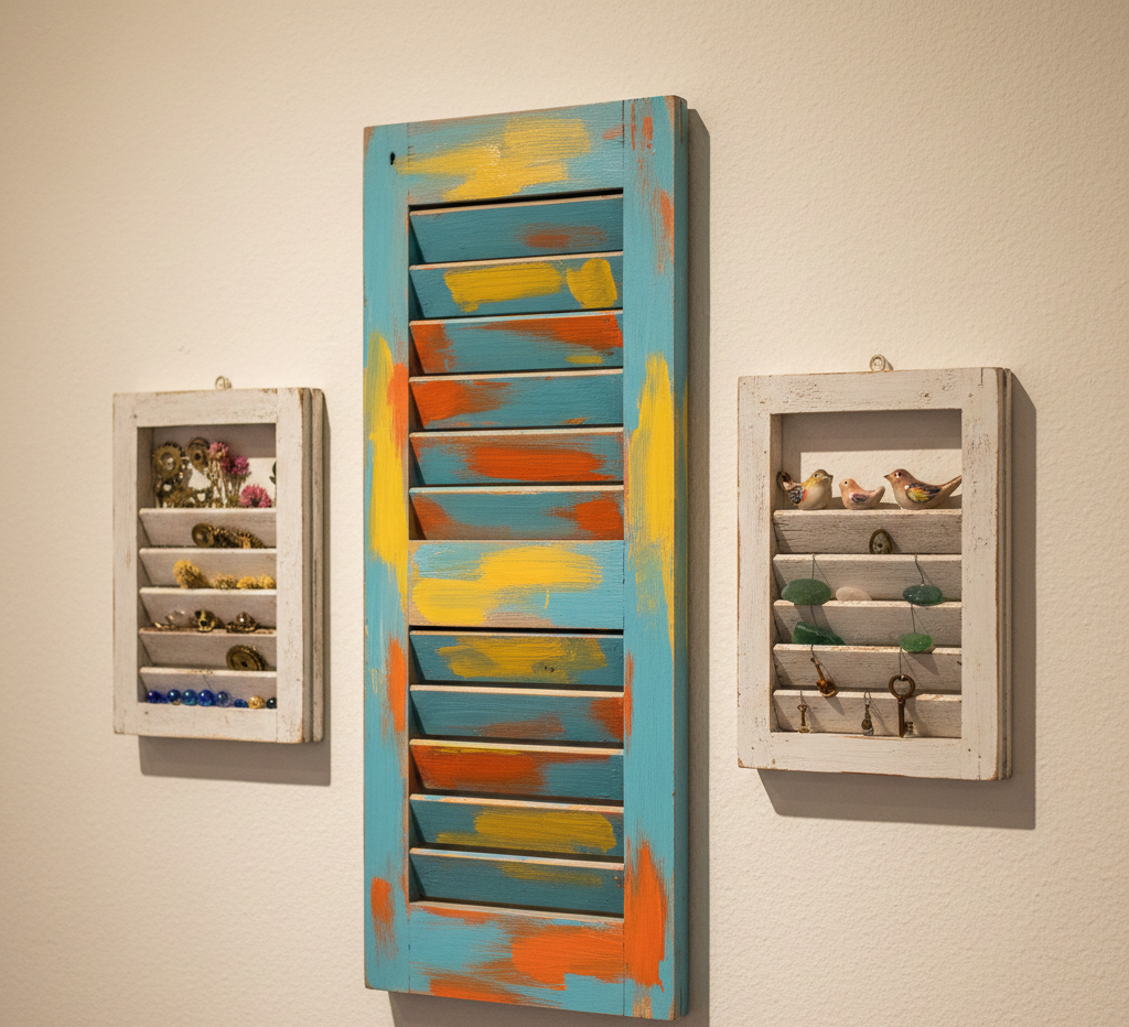 Artistic Shutter Decorations