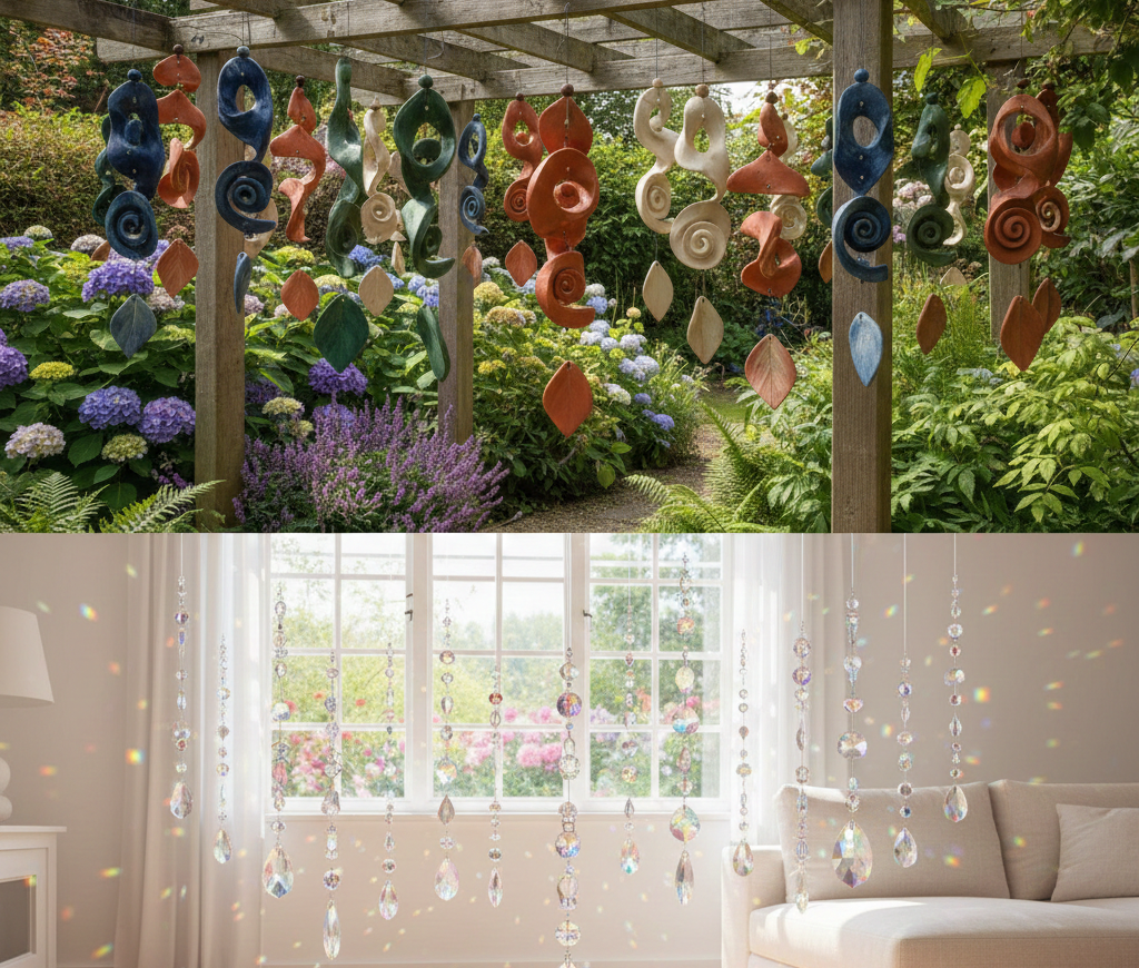 Ceramic & Pottery Chimes Artistic Flair