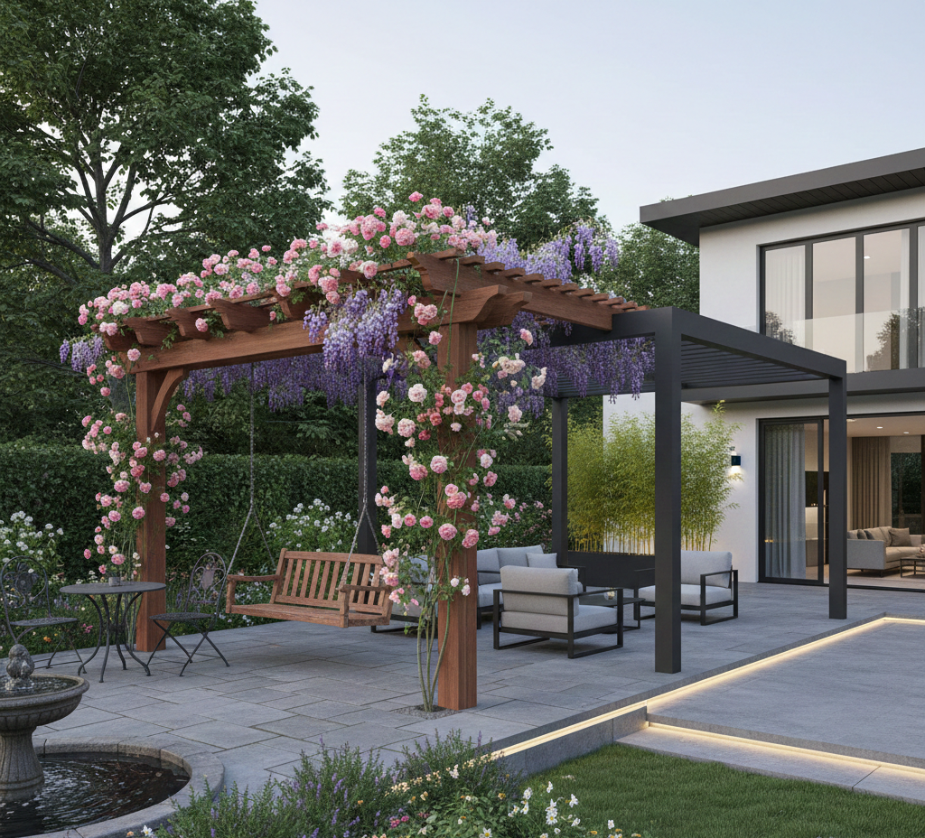 Classic Wooden Pergola