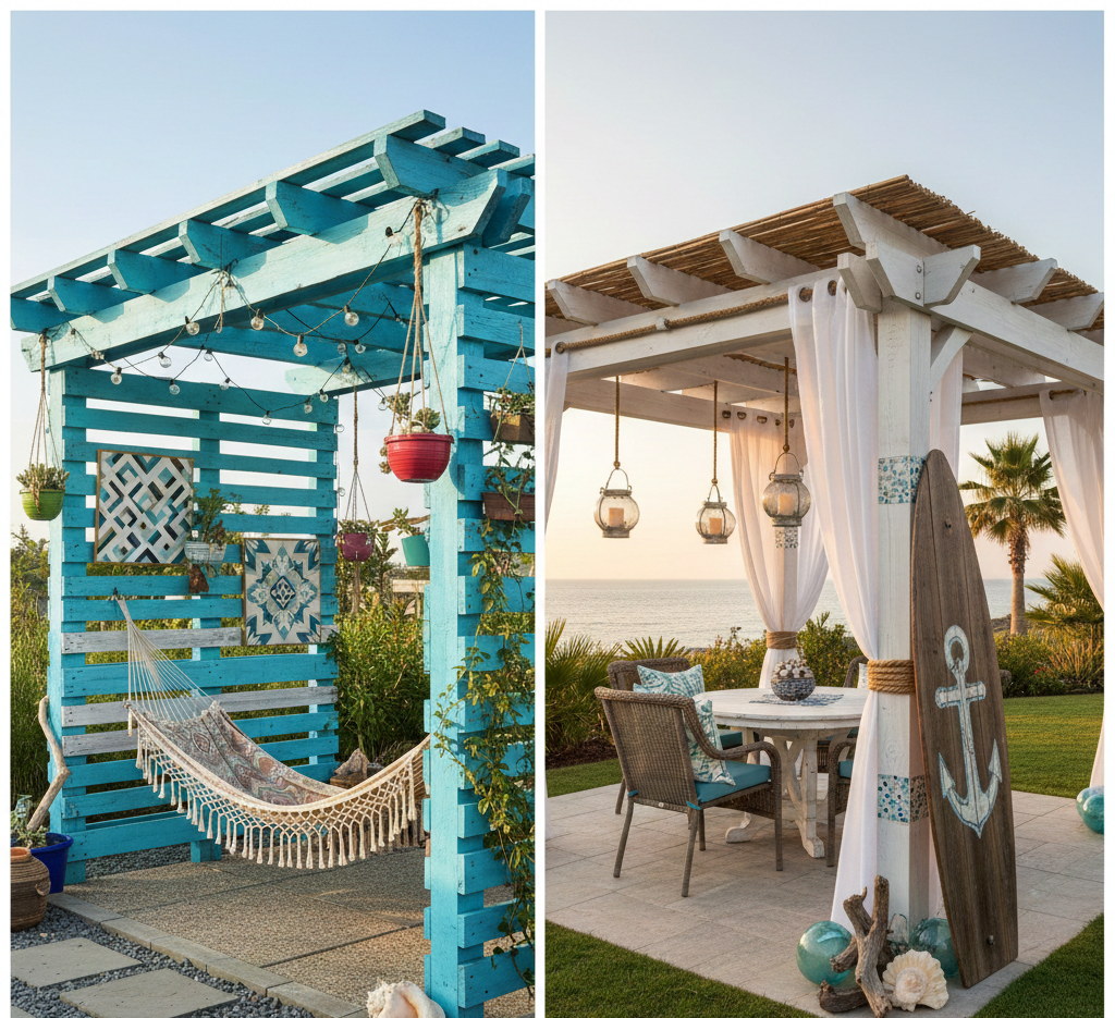Coastal-Inspired Pergola