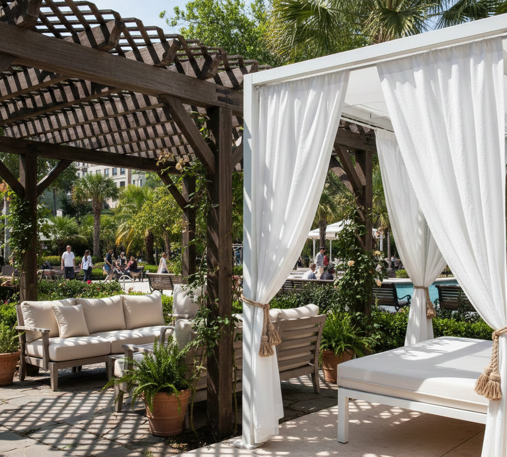 Lattice Roof Pergola