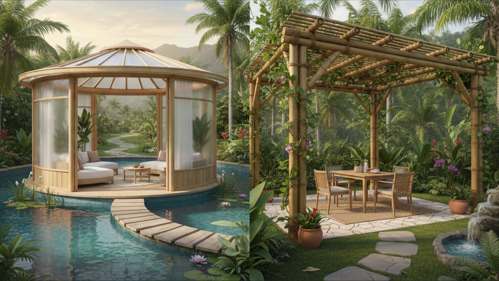 Mediterranean-style Pergola