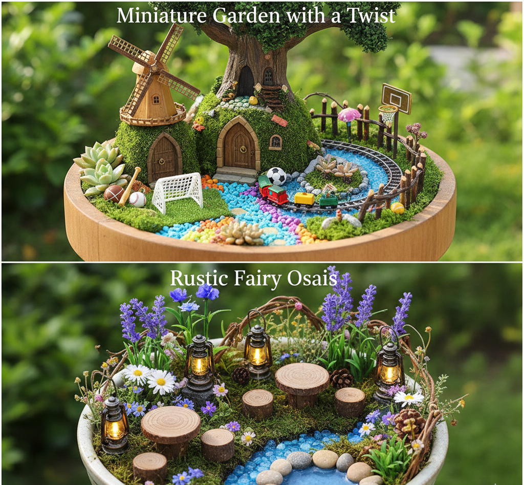 Miniature Garden with a Twist