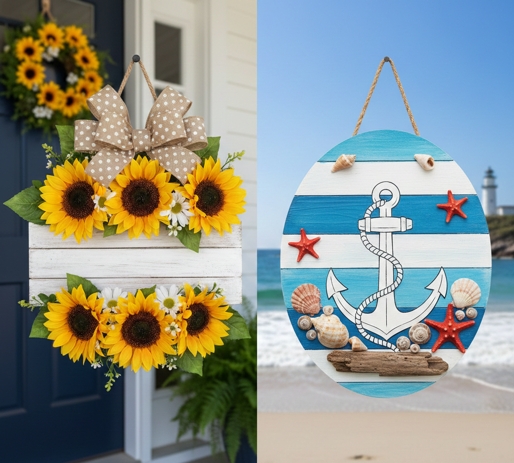 Sunflower Welcome Sign