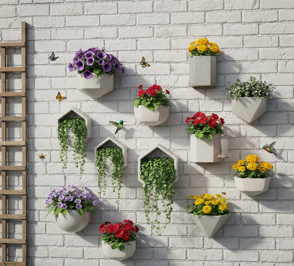 Wall-Mounted Planters