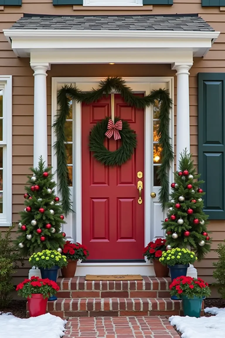 Transform Your Home with 20 Christmas Porch Ideas